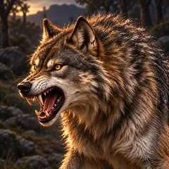 Portrait of the Alban Hills Wolf